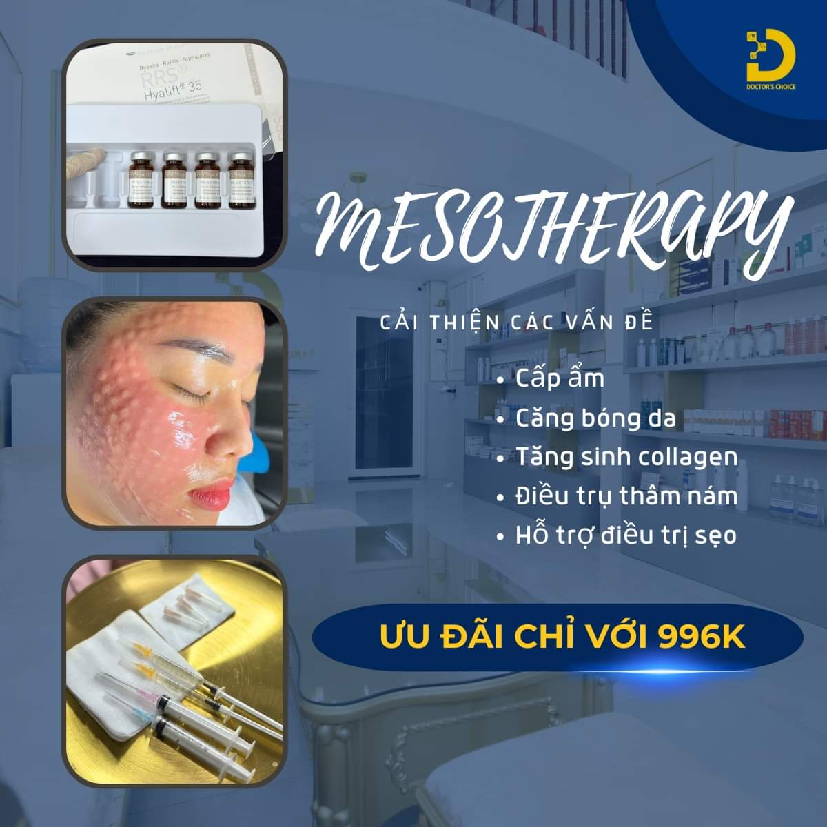 Phòng Khám Thâm Mụn Tại HCM An Toàn, Hiệu Quả 18 Điều trị thâm mụn bằng phương pháp Mesotherapy