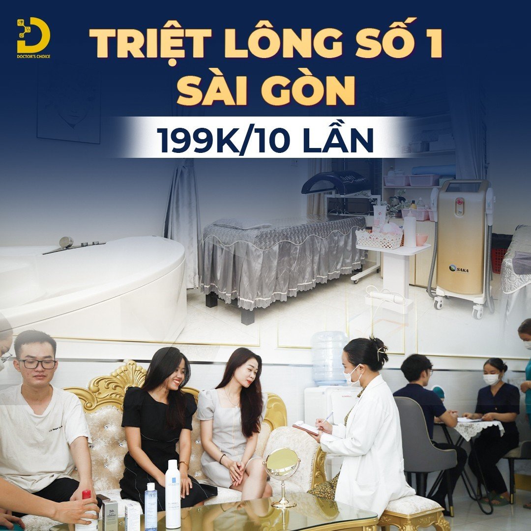 Dịch Vụ Triệt Lông Bikini An Toàn, Giá Tận Gốc Ở TPHCM 15 Dịch vụ triệt lông tại Doctor's Choice Clinic được đánh giá cao