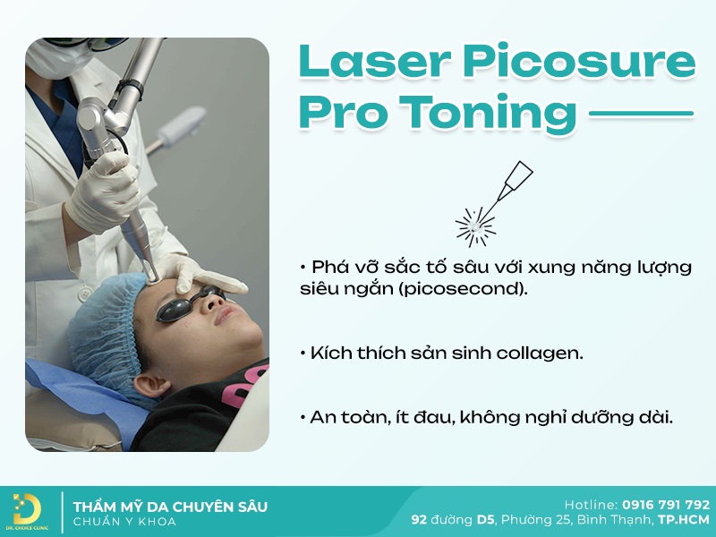 Phòng khám điều trị bớt sắc tố da tại TPHCM hiệu quả 29 Laser Picosure Pro Toning
