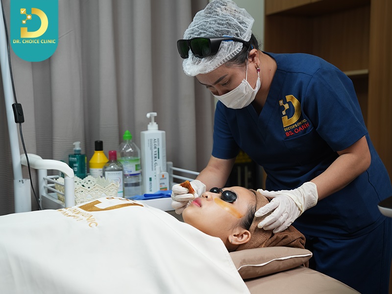 Phòng khám điều trị bớt sắc tố da tại TPHCM hiệu quả 36 dieu tri bot sac to tai dr choice 4