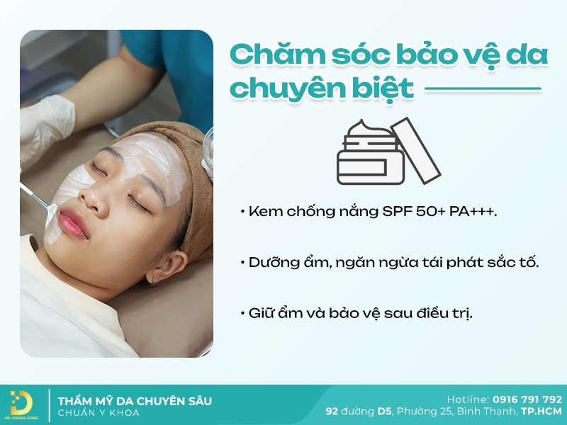 Phòng khám điều trị bớt sắc tố da tại TPHCM hiệu quả 32 lieu trinh cham soc da