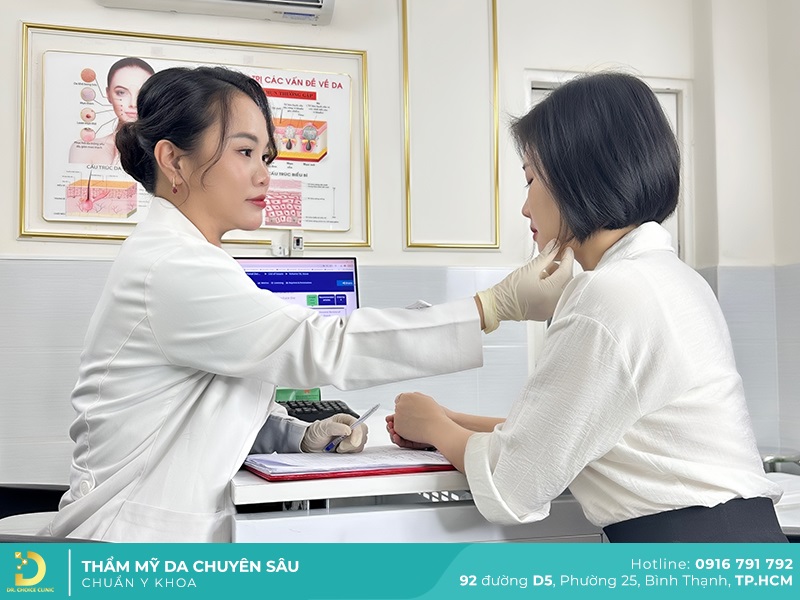 Phòng khám điều trị bớt sắc tố da tại TPHCM hiệu quả 28 tham kham dieu tri 1