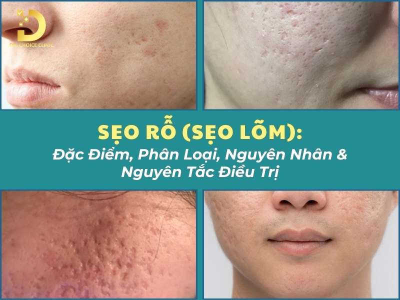 Sẹo Rỗ (Sẹo Lõm): Đặc Điểm, Phân Loại, Nguyên Nhân & Nguyên Tắc Điều Trị 9 Sẹo rỗ (sẹo lõm)