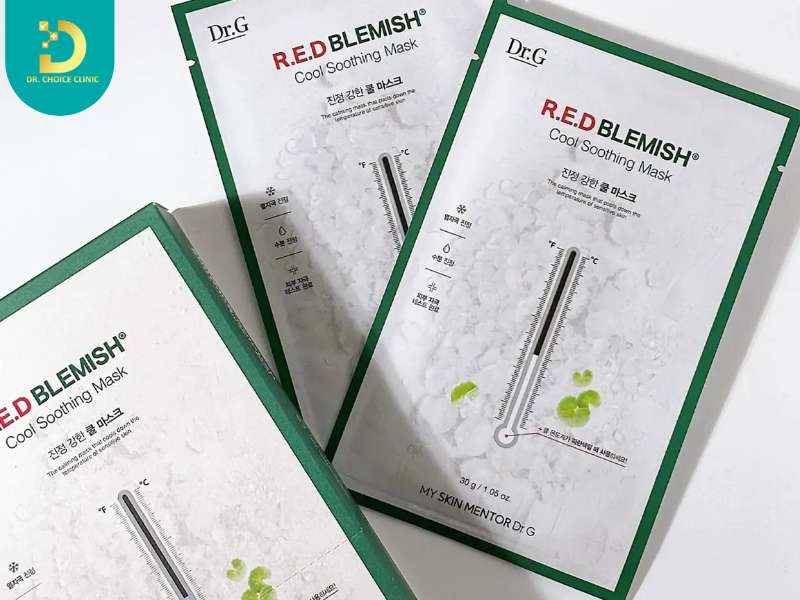 Top Mặt Nạ Trị Thâm Tại Nhà Hiệu Quả Bạn Không Nên Bỏ Qua 14 Mặt nạ Dr.G R.E.D Blemish Cool Soothing Mask
