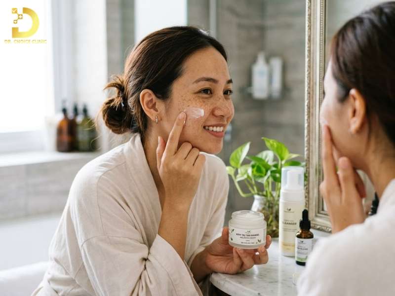Tàn Nhang Bẩm Sinh Là Gì? Dấu Hiệu, Nguyên Nhân & Cách Điều Trị 20 Điều trị duy trì bằng sản phẩm bôi thoa có bằng chứng y khoa