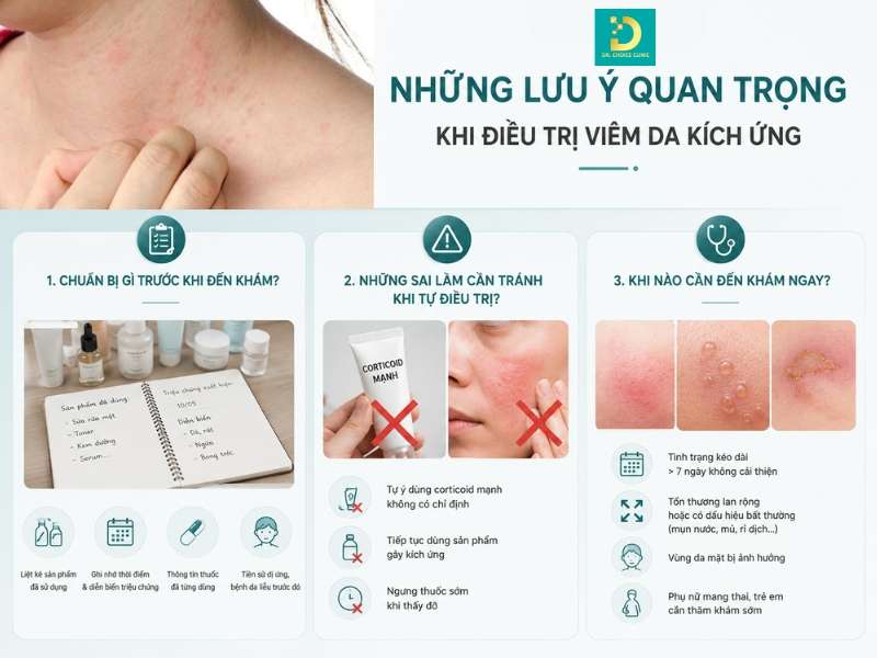 Phòng Khám Điều Trị Viêm Da Kích Ứng An Toàn, Hiệu Quả HCM 15 Những lưu ý quan trọng khi điều trị viêm da kích ứng tại Dr. Choice Clinic?