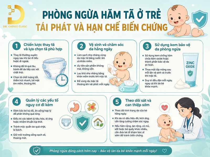 Trẻ Bị Hăm Tã Nặng: Dấu Hiệu Nhiễm Khuẩn Và Cách Điều Trị An Toàn 21 Phòng ngừa hăm tả nặng ở trẻ