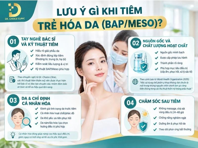 So Sánh Tiêm BAP Và Meso: Nên Chọn Phương Pháp Nào? 11 Lưu ý khi tiêm BAP và Meso