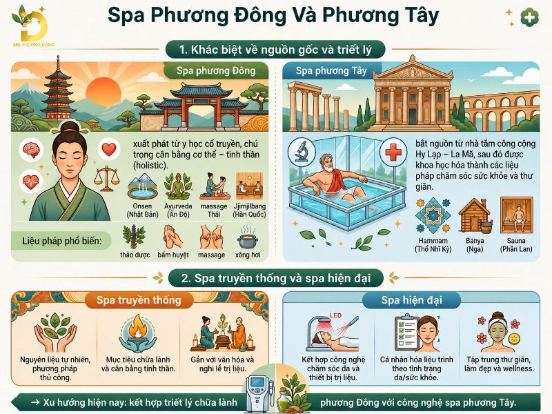 Lịch Sử Ngành Spa Qua Các Thời Kỳ Như Thế Nào? 10 So sánh ngành spa phương đông và phương tây