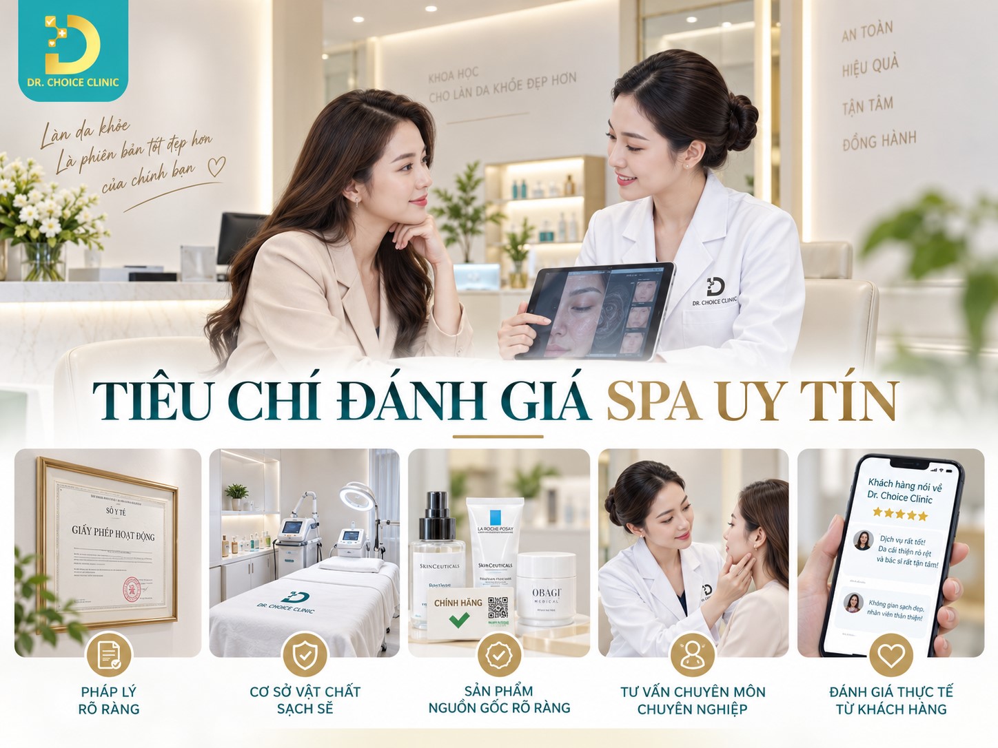 Tiêu Chí Lựa Chọn Spa Chăm Sóc, Điều Trị Da 16 Các tiêu chí chính khi đánh giá spa làm đẹp, điều trị da