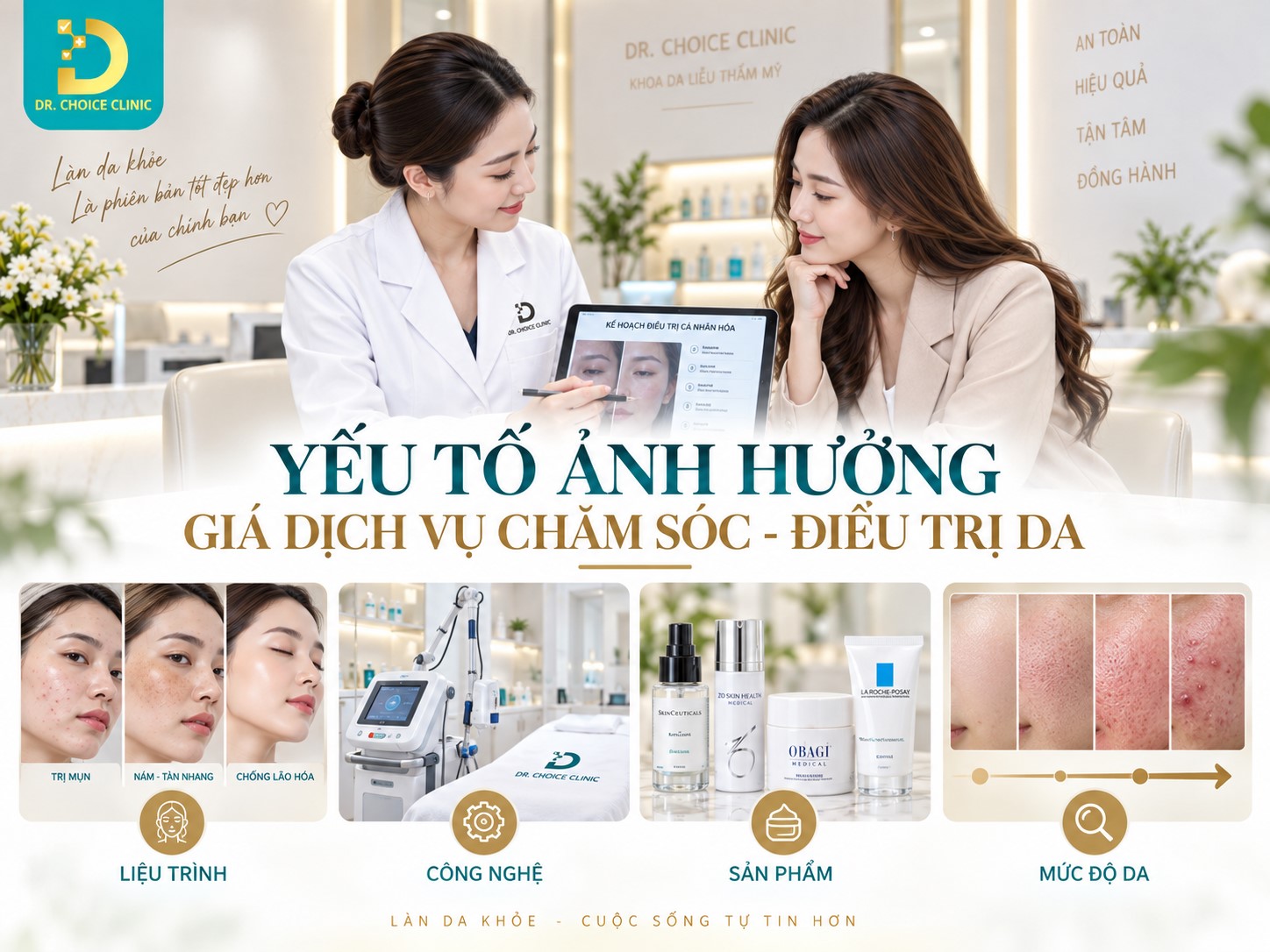 Tiêu Chí Lựa Chọn Spa Chăm Sóc, Điều Trị Da 17 Yếu tố ảnh hưởng đến chi phí chăm sóc, điều trị da tại spa
