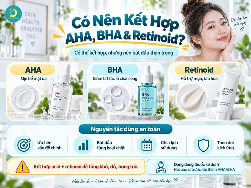 Treatment Là Gì? Các Loại Phổ Biến Và Lưu Ý Sử Dụng Hiệu Quả 20 Kinh nghiệm kết hợp AHA, BHA và retinoid