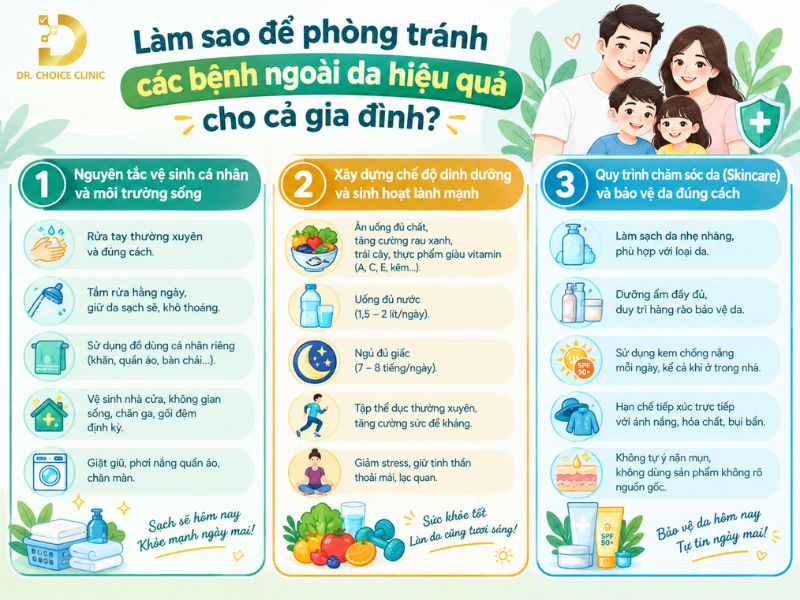 Top 15 Bệnh Ngoài Da Thường Gặp & Cách Phòng Tránh Hiệu Quả 36 Bí quyết phòng tránh các bệnh ngoài da hiệu quả