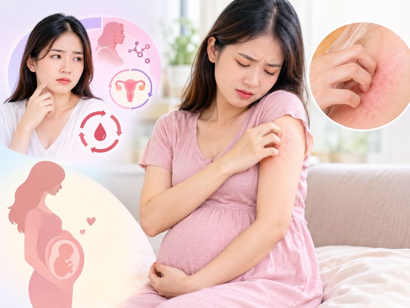 Ngứa Da: Nguyên Nhân, Phân Loại, Cách Nhận Biết Và Chăm Sóc Đúng Cách 15 Ngứa da do thay đổi nội tiết tố thai kỳ