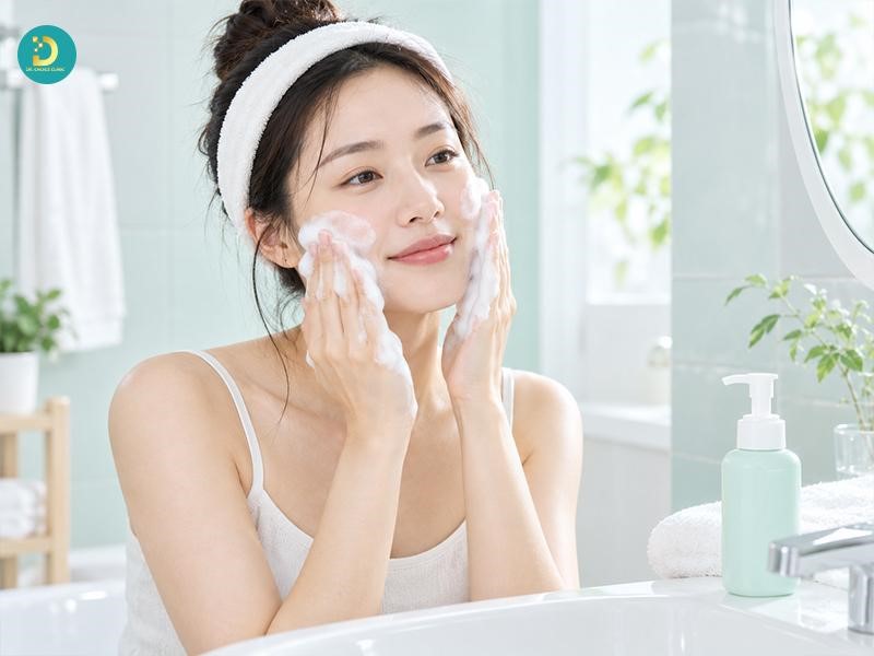 Da Bị Mỏng Nổi Mạch Máu: Nguyên Nhân & Cách Phục Hồi Hiệu Quả 11 Tối giản quy trình làm sạch và chăm sóc da khi da mỏng nổi mạch máu