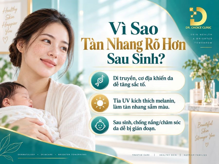 Tàn Nhang Sau Sinh: Nguyên Nhân & Cách Điều Trị Hiệu Quả 9 Nguyên nhân bị tàn nhang sau sinh